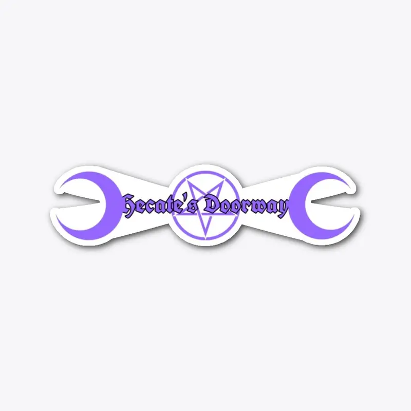 Hecate's Doorway purple logo inverted 